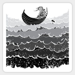 Death At Sea Sticker